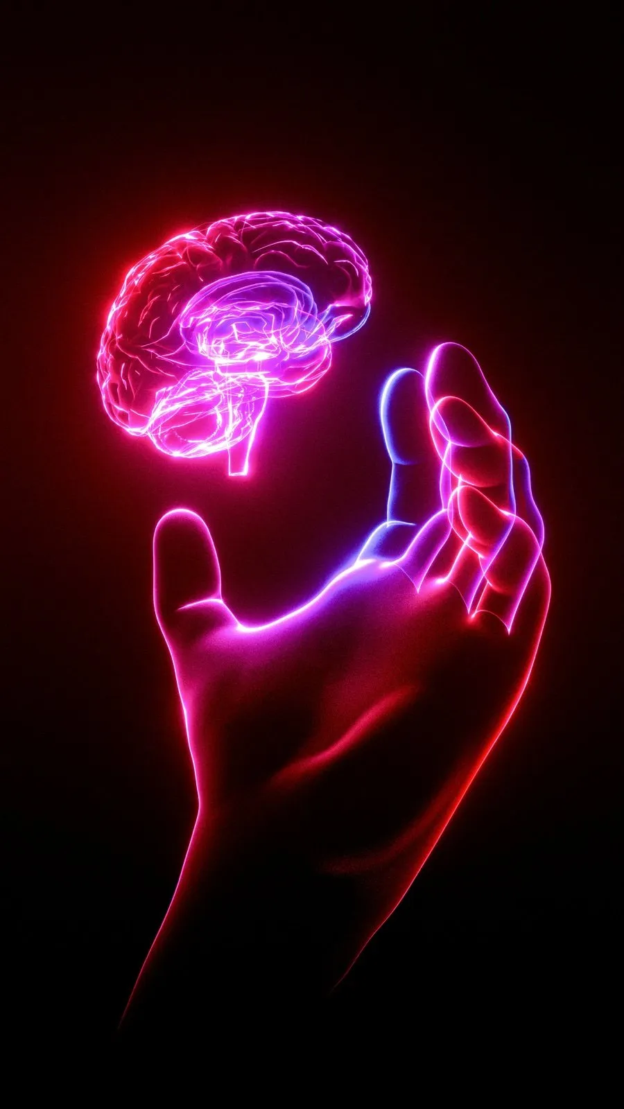 A glowing purple neural network representing the brain's finite cognitive capacity.